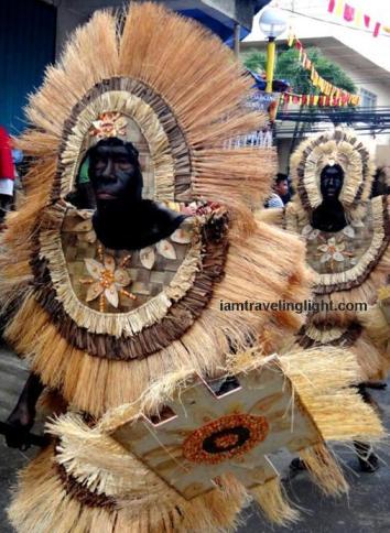 Tribu Ilayanhon, Champion, first place, Balik-Ati category, native Ati costume, Kalibo Ati-atihan Festival 2014