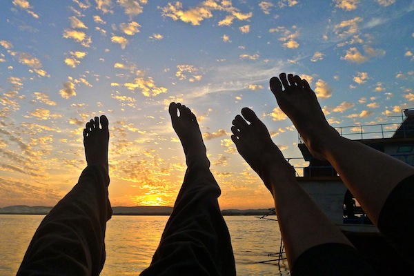 Traveling-feet-Sunset by Journeying James